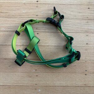 Waterproof Step-In Dog Harness Size M in Green Ombre by "Woof Concept"